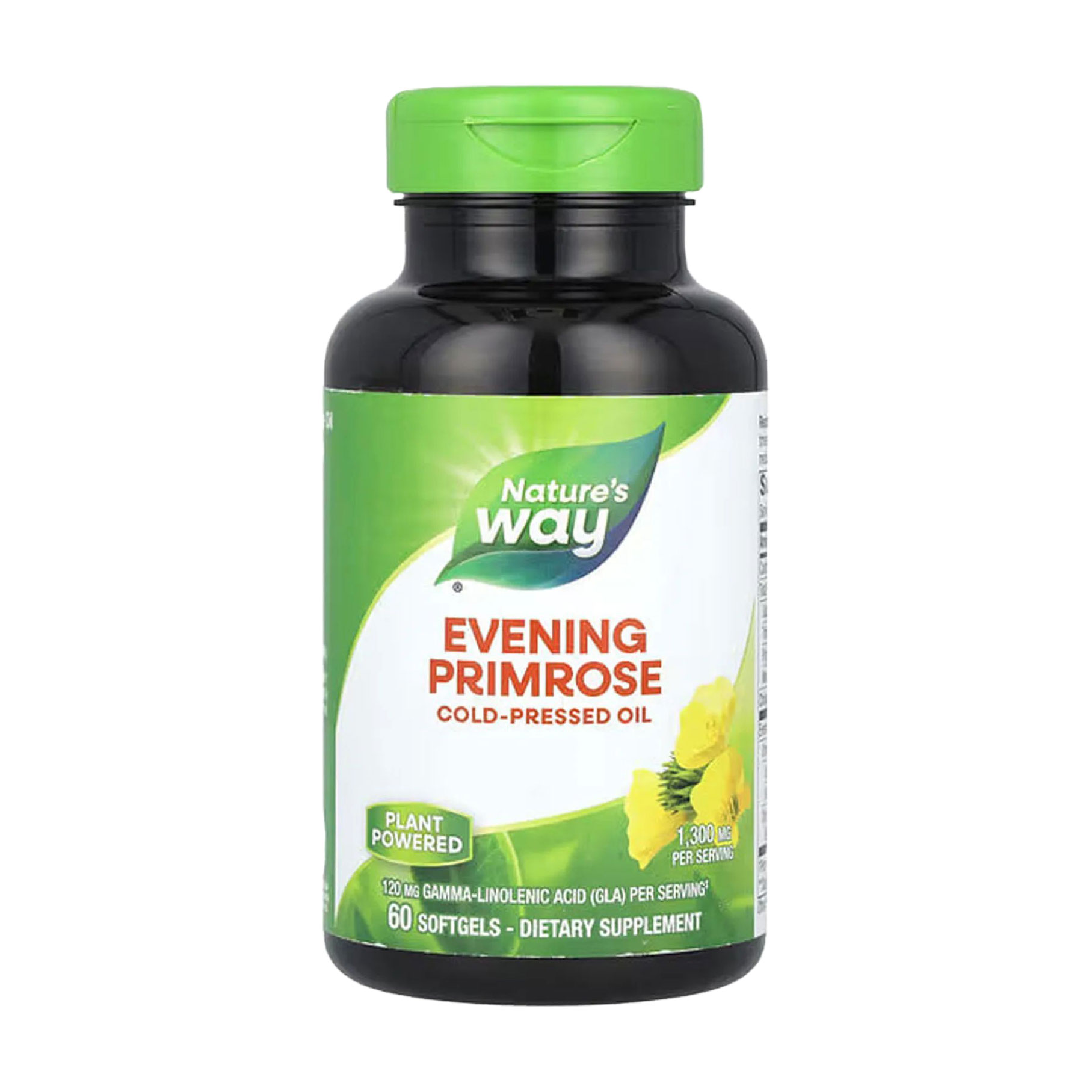 Олія примули вечірньої Nature's Way Evening Primrose 1300 мг, 60 гелевих капсул